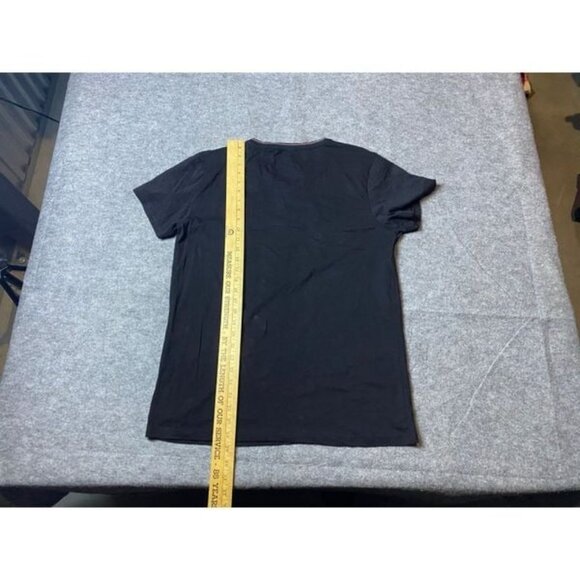 G Fried Denim Shirt Mens Extra Large Black V Neck Tee - Picture 4 of 5